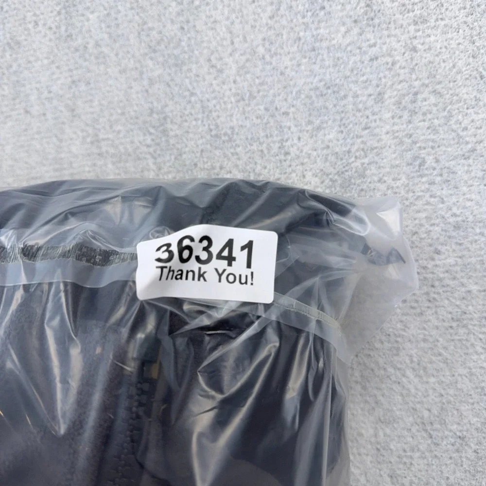 The North Face Jacket Men XL Gray Black Fleece Full Zip Interchange Bomber Adult